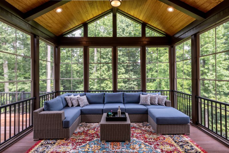 Contemporary Sunroom Interior